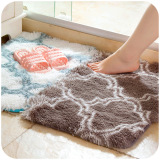 居家家 长毛加厚丝绒地垫地毯卧室吸灰防尘脚垫 浴室吸水防滑门垫