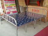 北京包邮 加厚四折折叠床1.2m.午休床 午睡床 1m 单人床 硬板床
