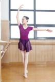 舞蹈服装成人芭蕾舞蹈练功服短袖连体服体操服形体服半身裙纯棉