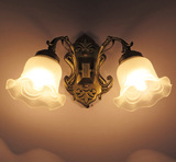 壁灯卧室床头灯简约灯具欧式 过道灯客厅走廊灯双头墙灯楼梯间灯