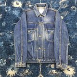 【SOLD】 11AW VISVIM SS 101 DAMAGED JKT 牛仔夹克 黄泥蛇皮