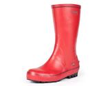 外贸余单 时尚女式春夏季中筒红色防滑雨鞋雨靴大码水鞋
