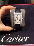 正品代购Cartier/卡地亚TANK系列男士奢华镶钻自动机械腕表45.1mm