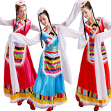 女装/秧歌服/民族服装/舞台装演出服装/藏族舞蹈服饰x-28