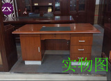 1.4米1.6米办公桌油漆电脑桌简约现代桌特价油漆班台中班台写字台