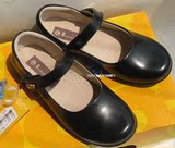 包邮正品香港名牌S.Bear女童黑白皮鞋真皮鞋公主表演学生皮鞋特价