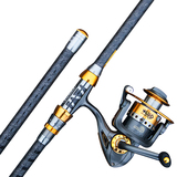 Lesun海竿特价3.6米超硬海杆套装碳素鱼竿抛竿远投竿渔具垂钓用品