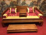 非洲花梨木罗汉床红木家具雕花实木仿古豪华古典沙发床榻中式特价