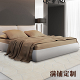 欧式进口新西兰纯羊毛客厅卧室地毯时尚百搭卧室满铺床边毯可定制