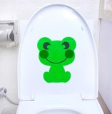 创意卡通可爱浴室墙贴厕所防水自粘马桶贴画卫生间坐便器马桶贴纸