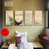 新中式新古典风格装饰画别墅客厅书房卧室茶室挂画走廊玄关墙画