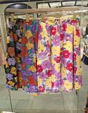 香港专柜代购 LilyBrown 已5折 高腰百褶印花半身裙LWFS162043