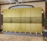 新款中式屏风隔断时尚酒店简约办公玄关客厅欧式花纹移动折屏折叠