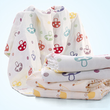 婴儿浴巾宝宝6六层蘑菇纯棉纱布吸水超柔新生儿大毛巾被儿童盖毯
