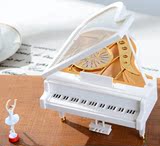 环保上链发条钢琴八音盒音乐盒跳舞芭蕾女孩儿童玩具礼品精品包邮