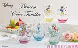 预定日本轻津迪斯尼童话公主系列  石塚硝子玻璃杯冷水杯 5款可选