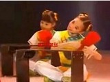 舞蹈古装书童赵钱孙李表演服道具古色板凳书桌儿童表演用墨舞道具