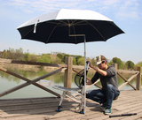 金威钓鱼伞2.2米万向垂钓伞2米双弯折叠防晒伞渔具用品遮阳伞包邮