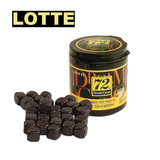 韩国进口 乐天72%纯黑巧克力 86g罐装 高纯度进口零食72巧克力