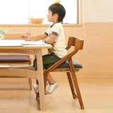 儿童学习椅 多功能实木学生椅子田园升降椅书桌椅靠背椅餐椅