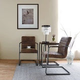 北欧简约美式休闲沙发 loft工业风个性沙发组合铁艺工作室沙发椅