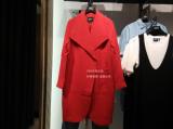 ONLY 16年女秋款风衣 专柜正品经典红色大衣外套 116336535078