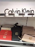 美国代购Calvin Klein新款CK女士真皮手拿长款拉链女钱包钱夹