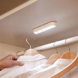 日式创意LED随心粘橱柜灯不用布线衣柜灯超薄底板灯鞋柜灯 带开关