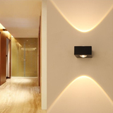 LED卧室床头壁灯 简约创意防水客厅墙壁灯楼梯走廊过道壁灯