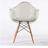 eames chair木脚椅 透明伊姆斯餐椅简约现代休闲咖啡厅椅设计师椅