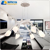 现代简约马蹄造型吊灯欧美客厅吊灯 创意LED吊灯餐厅吊灯办公吊灯
