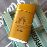 现货日本代购2016年最新版资深堂ANESSA安耐晒防晒霜金瓶身体面部