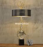 进口灯饰定制意大利款式迪信家具曼尼特专用个性创意铜质树枝台灯