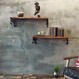 创意田园咖啡厅壁挂壁饰 复古储物隔板家居墙面置物架装饰品墙饰