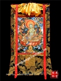 藏宝阁藏式矿物颜料微喷唐卡画绿度母藏传佛教用品密宗佛像菩萨像