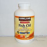 现货★美国代购★美国Kirkland可兰FISH OIL天然深海浓缩鱼油胶囊