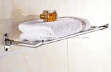 304不锈钢活动可折叠浴巾架毛巾架 浴室卫生间单层置物架