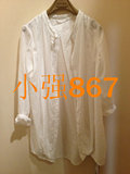 专柜正品代购 斯琴 SIQIN 长款白色衬衫 款号13CS008 原价799