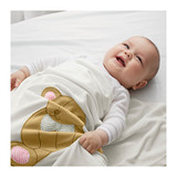 宜家家居代购 布拉伯恩毯子,白色,米黄婴儿宝宝床上用品正品皇冠