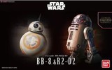 现货 万代 星球大战  STAR WARS 原力觉醒 BB-8 R2-D2 拼装 模型
