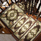 欧式楼梯地垫实木踏步垫子免胶自粘楼梯地毯防滑长方形转角定制