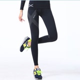 EXPOWER春夏压缩裤女紧身运动跑步长裤训练马拉松弹力打底健身裤