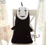 新款创意宫崎骏千与千寻无脸男毛绒玩具公仔抱枕玩偶娃娃创意靠垫