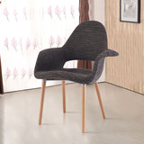 Organic Chair  伊姆斯百家布拼接软布艺椅子 简约现代咖啡厅餐椅