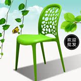 塑料椅家用餐椅休闲塑料椅子时尚创意靠背椅宜家设计师现代椅子