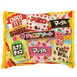 现货大礼包！日本原装明治 6种类16袋杂锦巧克力豆229g2016年9月