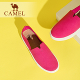 Camel/骆驼女鞋 正品百搭平底单鞋舒适圆头新款乐福鞋A63226635
