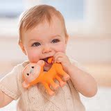 美国正品 infantino 猴子婴儿牙胶玩具儿童牙咬胶宝宝磨牙天然进