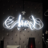 艺术天鹅LED吊灯现代简约亚克力客厅灯创意大气餐厅卧室灯具