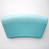 防水浴枕配件彩色带吸盘吸附浴缸枕头方形环保PU自洁皮浴缸靠枕